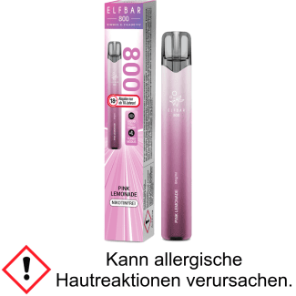 Elfbar 800 Einweg E-Zigarette - Pink Lemonade 0 mg/ml
