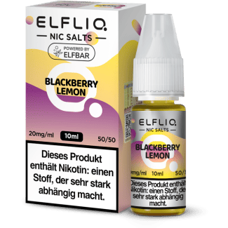 ELFBAR ELFLIQ - Blackberry Lemon - Nikotinsalz Liquid