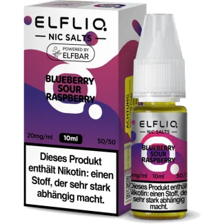 ELFBAR ELFLIQ - Blueberry Sour Raspberry - Nikotinsalz Liquid