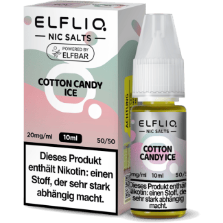 ELFBAR ELFLIQ - Cotton Candy Ice - Nikotinsalz Liquid