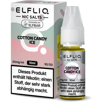 ELFBAR ELFLIQ - Cotton Candy Ice - Nikotinsalz Liquid