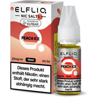 ELFBAR ELFLIQ - Peach Ice - Nikotinsalz Liquid