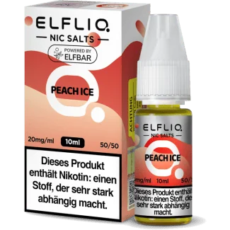 ELFBAR ELFLIQ - Peach Ice - Nikotinsalz Liquid