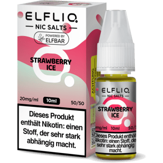 ELFBAR ELFLIQ - Strawberry Ice - Nikotinsalz Liquid