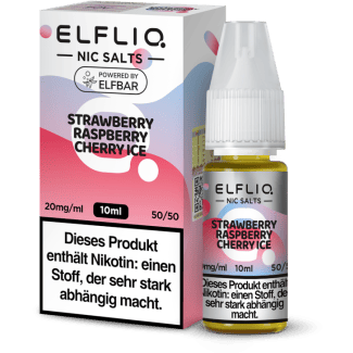 ELFBAR ELFLIQ - Strawberry Raspberry Cherry Ice - Nikotinsalz Liquid