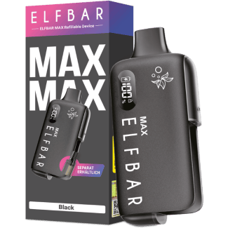 Elfbar Max schwarz mit 650 mAh