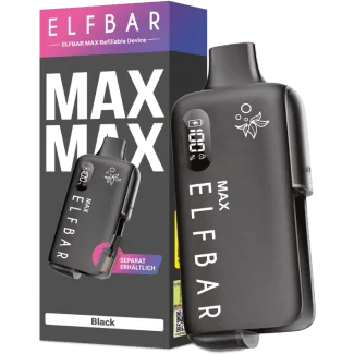 Elfbar Max schwarz mit 650 mAh