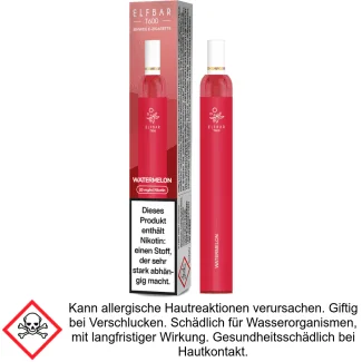 Elfbar T600 Einweg E-Zigarette - Watermelon 20 mg/ml