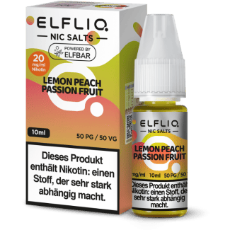 ELFLIQ - Lemon Peach Passion Fruit - Nikotinsalz Liquid