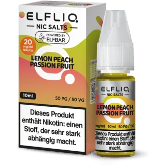 ELFLIQ - Lemon Peach Passion Fruit - Nikotinsalz Liquid