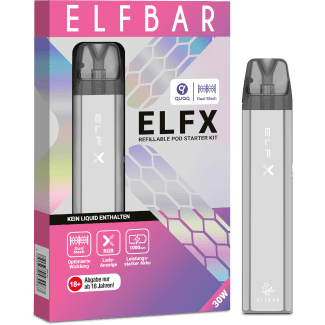 Elfx Silber E-Zigaretten Set - Elfbar