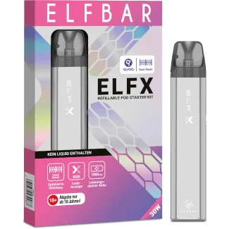 Elfx Silber E-Zigaretten Set - Elfbar