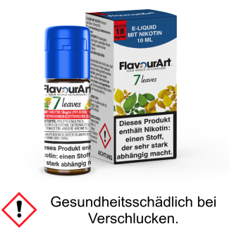 FlavourArt - 7 Leaves E-Zigaretten Liquid 18 mg/ml