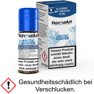 FlavourArt - Arctic Winter E-Zigaretten Liquid 9 mg/ml