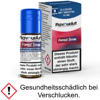 FlavourArt - Forrest Boom E-Zigaretten Liquid 9 mg/ml
