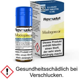 FlavourArt - Madagascar E-Zigaretten Liquid 4,5 mg/ml