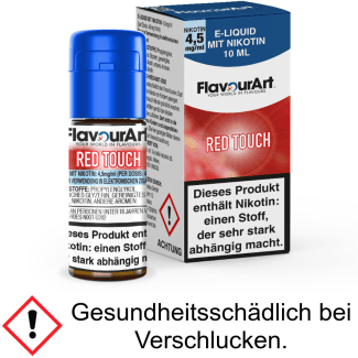 FlavourArt - Red Touch E-Zigaretten Liquid 4,5 mg/ml