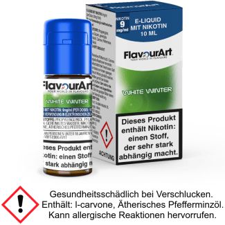 FlavourArt - White Winter E-Zigaretten Liquid 9 mg/ml