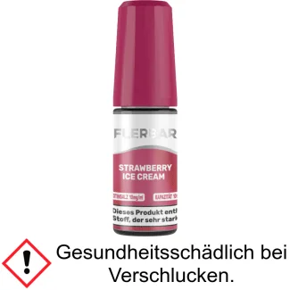 Flerbar Liquid - Strawberry Ice Cream - Nikotinsalz Liquid 10 mg/ml