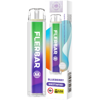Flerbar - M Einweg E-Zigarette - Blueberry 0 mg/ml