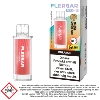 Flerbar Pod Cola Ice 20 mg/ml (2 Stück pro Packung)