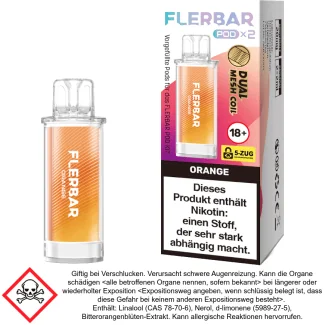 Flerbar Pod Orange 20 mg/ml (2 Stück pro Packung)