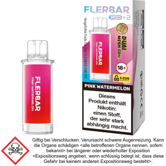 Flerbar Pod Pink Watermelon 20 mg/ml (2 Stück pro Packung)