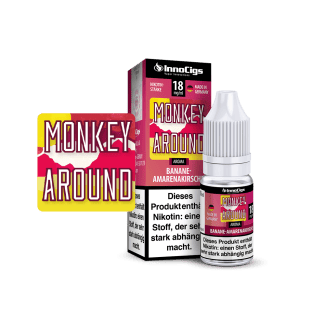 InnoCigs - Monkey Around Bananen-Amarenakirsche Liquid