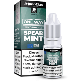 InnoCigs - One Way - Spearmint - Nikotinsalz Liquid