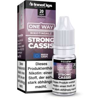 InnoCigs - One Way - Strong Cassis - Nikotinsalz Liquid