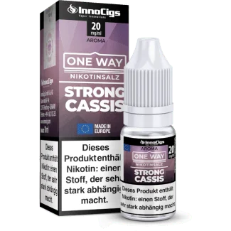 InnoCigs - One Way - Strong Cassis - Nikotinsalz Liquid