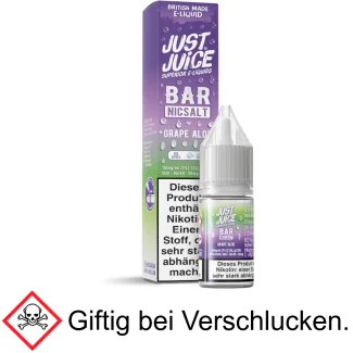 Just Juice - Bar - Grape Aloe - Nikotinsalz Liquid 20 mg/ml