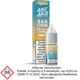 Just Juice - Bar - Kiwi Passion Orange - Nikotinsalz Liquid 20 mg/ml