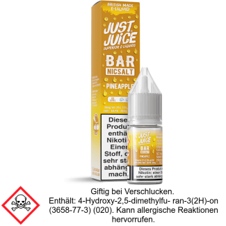 Just Juice - Bar - Pineapple - Nikotinsalz Liquid 20 mg/ml