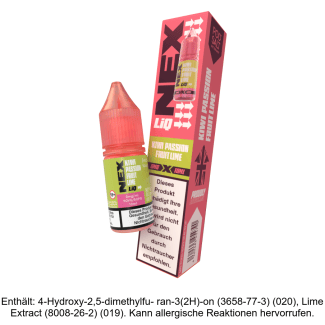 Kiwi Passionfruit Lime 0 mg/ml Pod Salt - NexLiq - Nikotinsalz Liquid