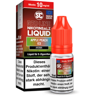 Liquid Apple Peach Ice SC Red Line Nikotinsalz