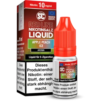 Liquid Apple Peach Ice SC Red Line Nikotinsalz