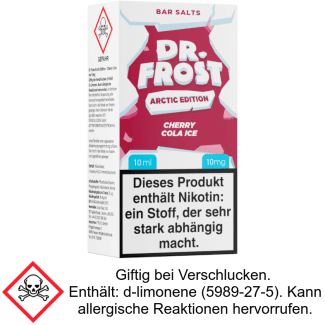 Liquid Arctic Edition Cherry Cola Ice 10 mg/ml Nikotinsalz - Dr. Frost