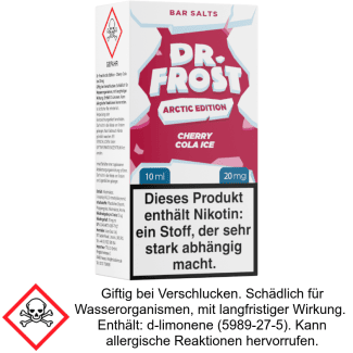 Liquid Arctic Edition Cherry Cola Ice 20 mg/ml Nikotinsalz - Dr. Frost
