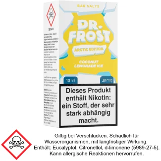 Liquid Arctic Edition Coconut Lemonade Ice 20 mg/ml Nikotinsalz - Dr. Frost