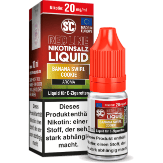 Liquid Banana Swirl Cookie SC Red Line Nikotinsalz
