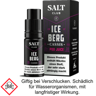 Liquid Cassis 20 mg/ml Nikotinsalz - Salt Club Flavorist