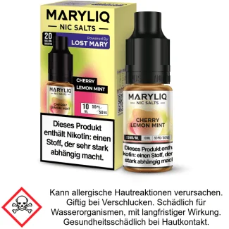 Liquid Cherry Lemon Mint 20 mg/ml Nikotinsalz - MARYLIQ