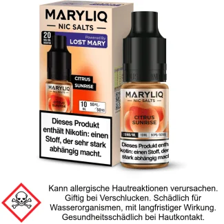 Liquid Citrus Sunrise 20 mg/ml Nikotinsalz - MARYLIQ