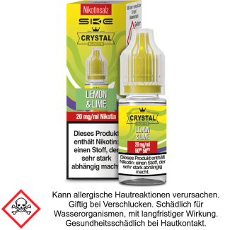 Liquid Crystal Lemon & Lime 20 mg/ml Nikotinsalz - SKE