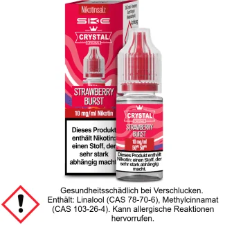 Liquid Crystal Strawberry Burst 10 mg/ml Nikotinsalz - SKE