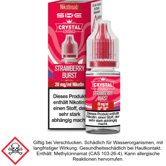 Liquid Crystal Strawberry Burst 20 mg/ml Nikotinsalz - SKE