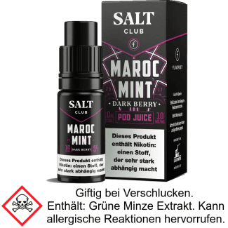 Liquid Dark Berry 10 mg/ml Nikotinsalz - Salt Club Flavorist