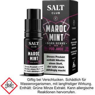 Liquid Dark Berry 20 mg/ml Nikotinsalz - Salt Club Flavorist