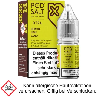 Liquid Lemon Lime Cola 20 mg/ml Nikotinsalz - Pod Salt X